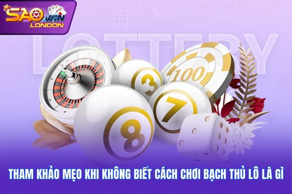 Tham khảo mẹo khi không biết cách chơi bạch thủ lô là gì