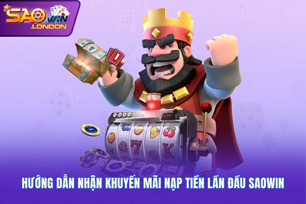 Hướng dẫn nhận khuyến mãi nạp tiền lần đầu Saowin